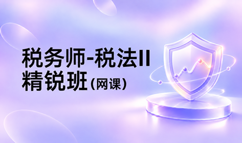 税务师-税法II精锐班(网课)